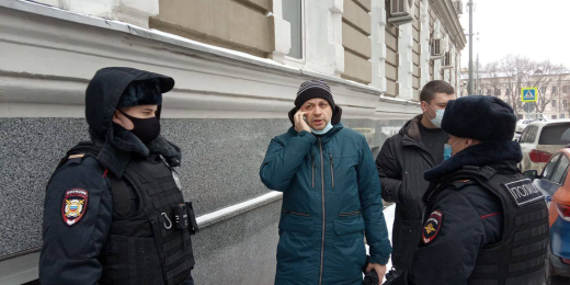 Давление на журналистов перед протестами 31 января