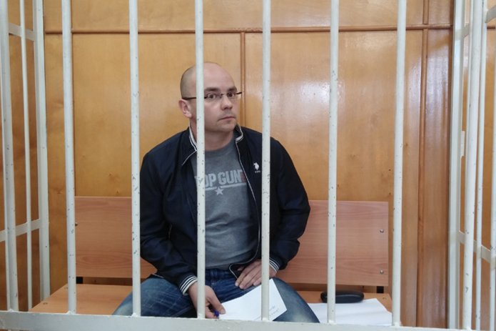 Trial on the arest of Andrei Pivovarov. 29 July 2015 / Photo: Aleksandra Ageeva, "Grani.ru"