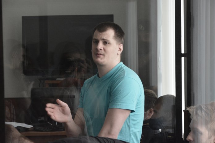Михаил Кульков во время апелляции на приговор, 7 сентября 2020 года / Фото: Екатерина Малышева