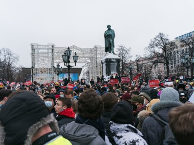 Акции «Свободу Навальному!» 23 января 2021 года. Онлайн